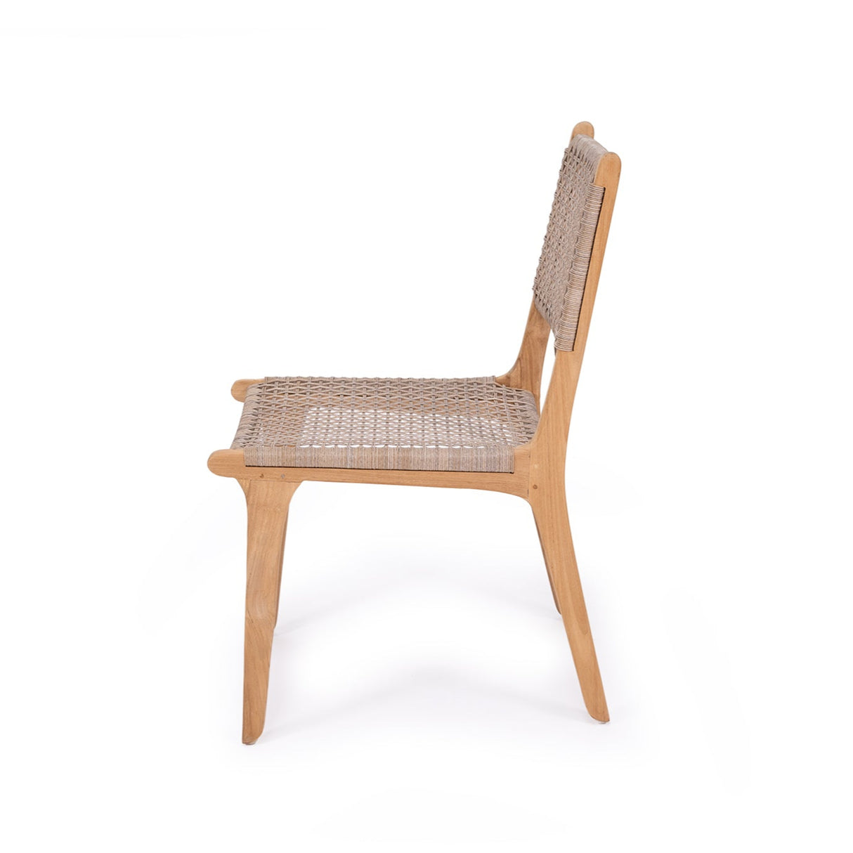 Zane Teak Dining Chair - Washed Grey