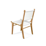 Zane Teak Dining Chair - White