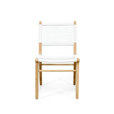 Zane Teak Dining Chair - White