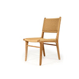 Zane Teak Dining Chair – Sand (Close Weave) 0.45m 
