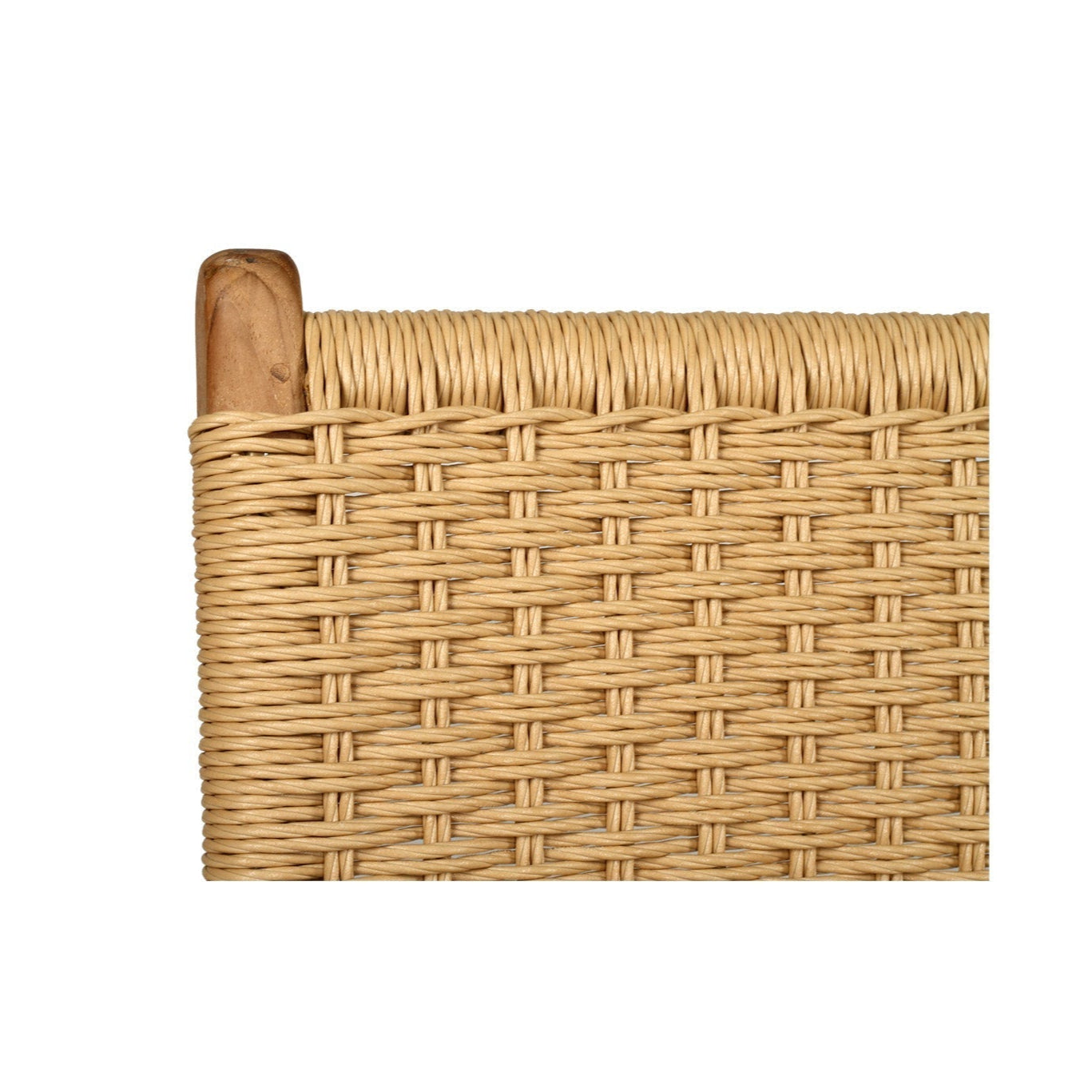 Zane Teak Dining Chair – Sand (Close Weave) 0.45m