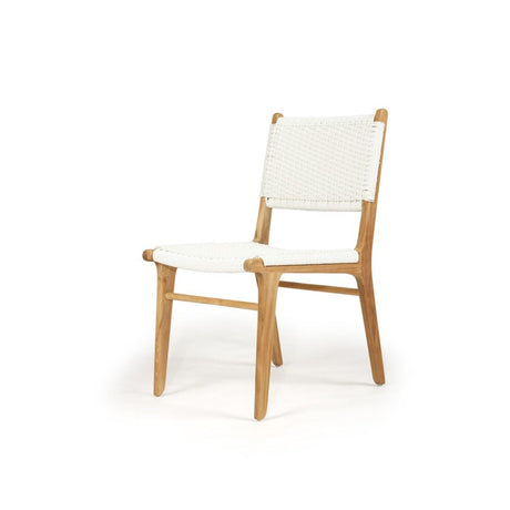 Zane Teak Dining Chair – Whitley (Close Weave) 0.87m