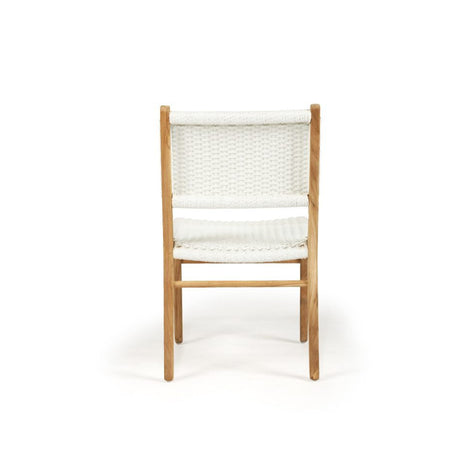 Zane Teak Dining Chair – Whitley (Close Weave) 0.87m