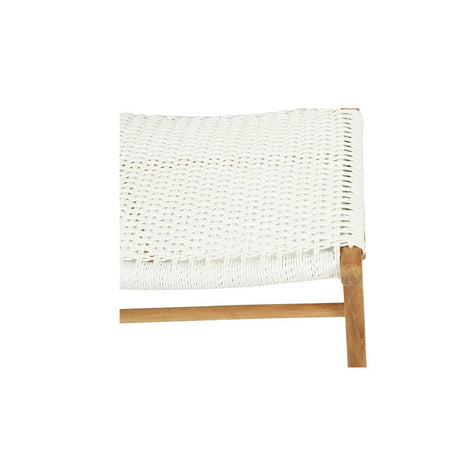 Zane Teak Dining Chair – Whitley (Close Weave) 0.87m
