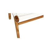 Zane Teak Lazy Chair Ottoman – Whitley - 0.4m