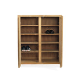 Zarah Solid Teak Shoe Cabinet 1m