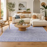 Zayna Chignon Blue Wool Blend Rug