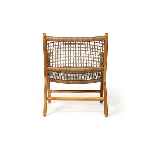 Zane Accent Teak Arm Chair – Washed Grey