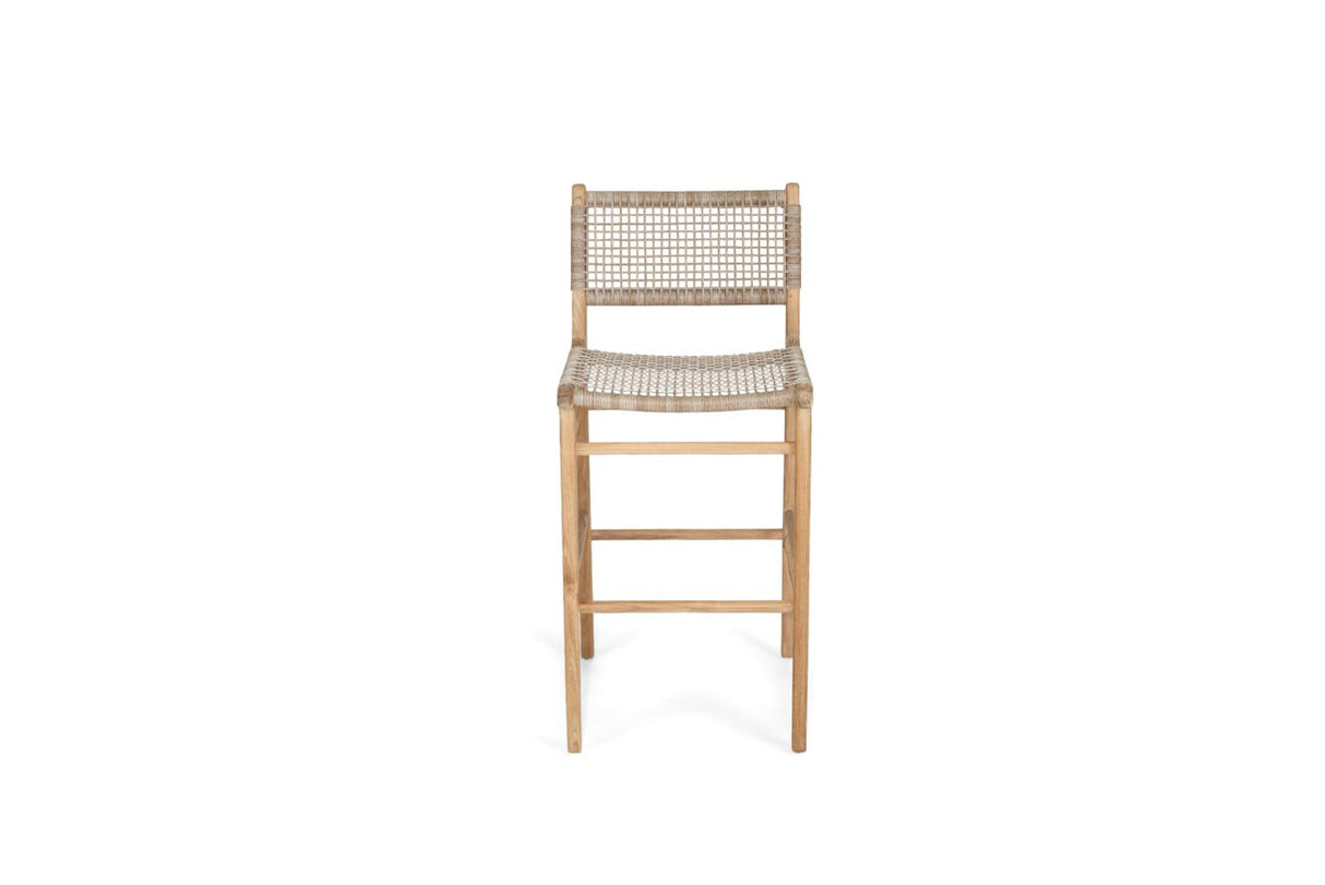 Zen bar stool washed grey