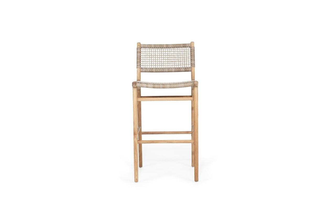 Zen bar stool washed grey