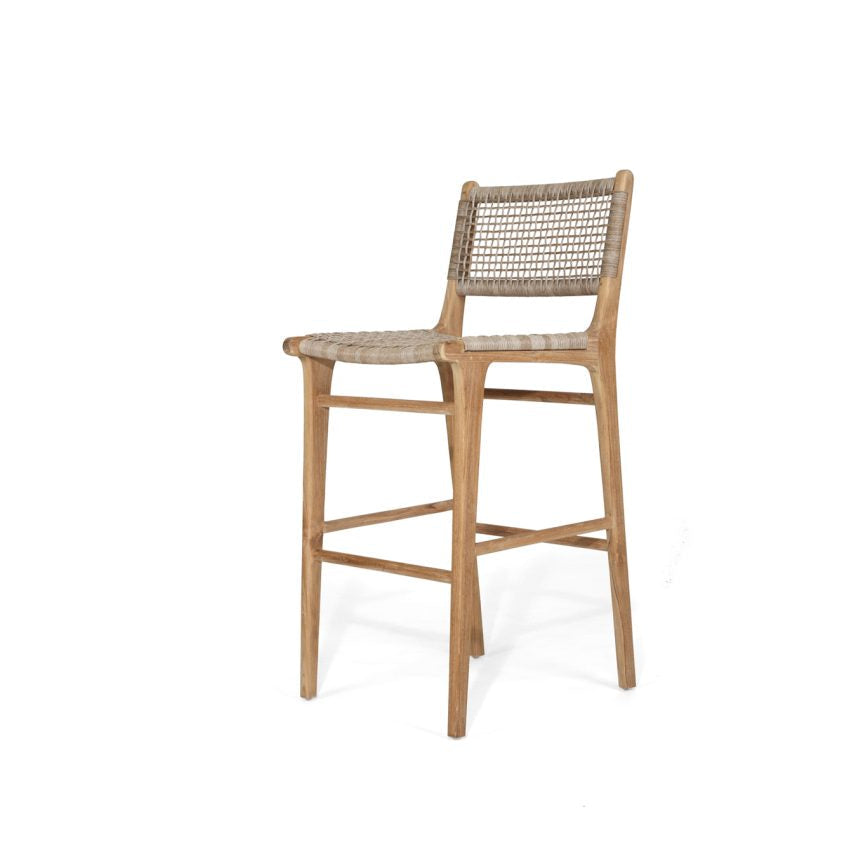 Zen bar stool washed grey