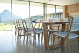 Zane Teak Dining Chair - White