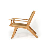 Zen Accent Teak Arm Chair – Sand (Close Weave)