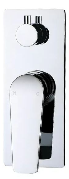 ZEVIO Shower/Wall Mixer with Diverter - Chrome