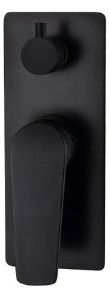 ZEVIO Shower/Wall Mixer with Diverter - Matte Black
