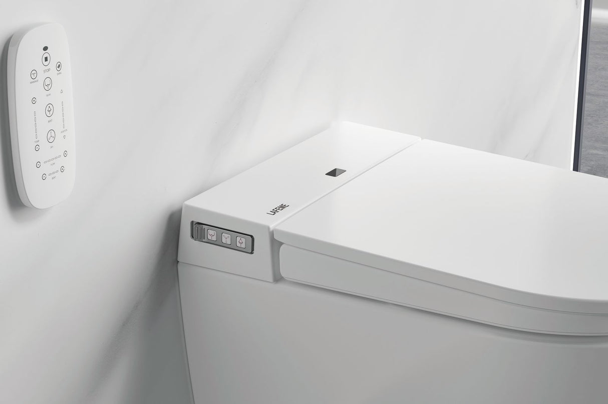 CRAWFORD Rimless Wall Faced Floor Smart Toilet