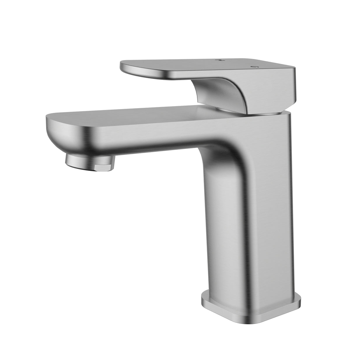 Eden Round Cornered Rectangle Handle Basin Mixer Lead Free