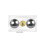 MODURA BathLux2 White Exhaust Fan With Led Light 8w