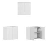 Noosa White Cabinet Laundry Set 1715x600x2100 (Style B)