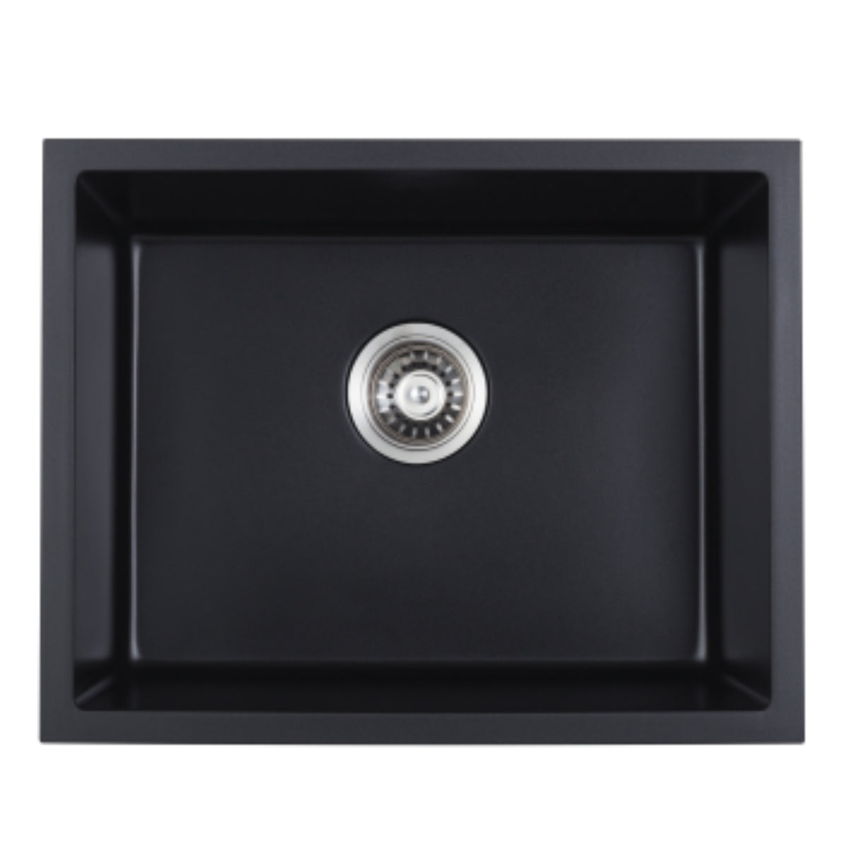 Cora Undermount Granite Sink Single Bowl (Matte Black) (560 x 445 x 210mm)