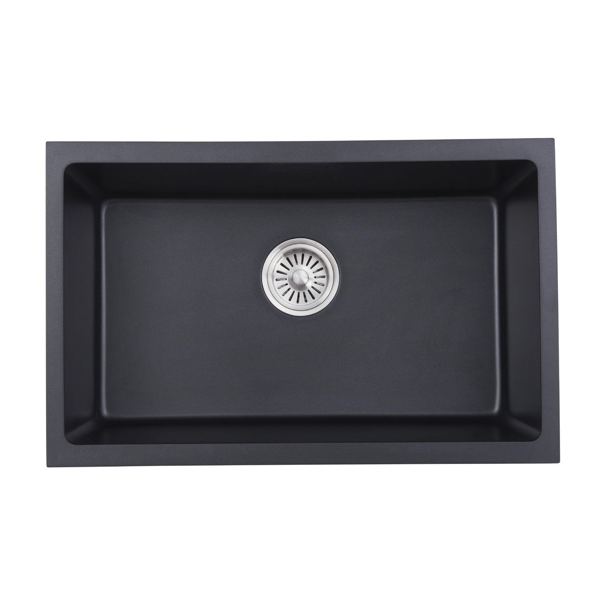 Cora Undermount Granite Sink Single Bowl (Matte Black) (680 x 435 x 210mm)