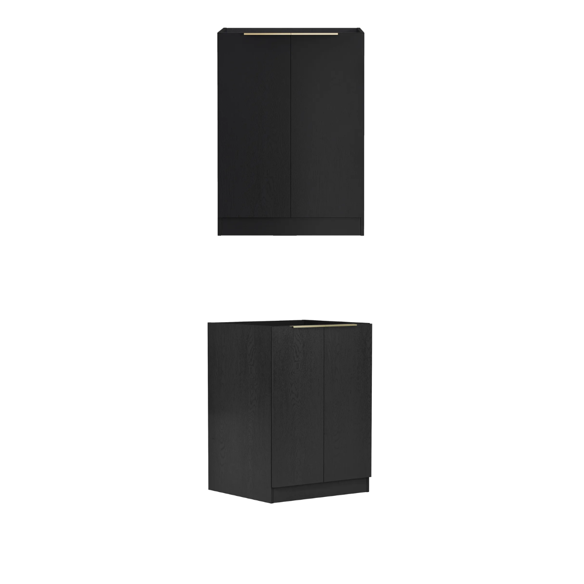 Byron Black Oak Mini Laundry (Base Cabinet Laundry Set 650mm)