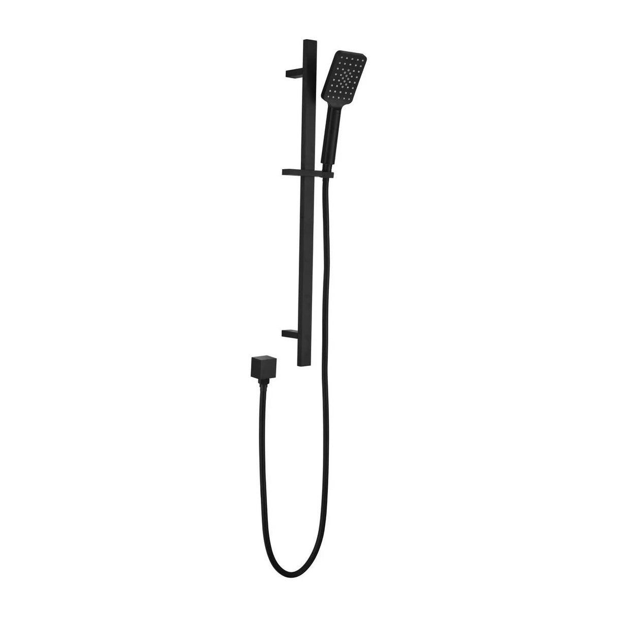 Cresta Single Shower Rail (485mm) (Black)- Clearance