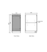 Noosa White Base laundry Cabinet Set 1060x600x900mm