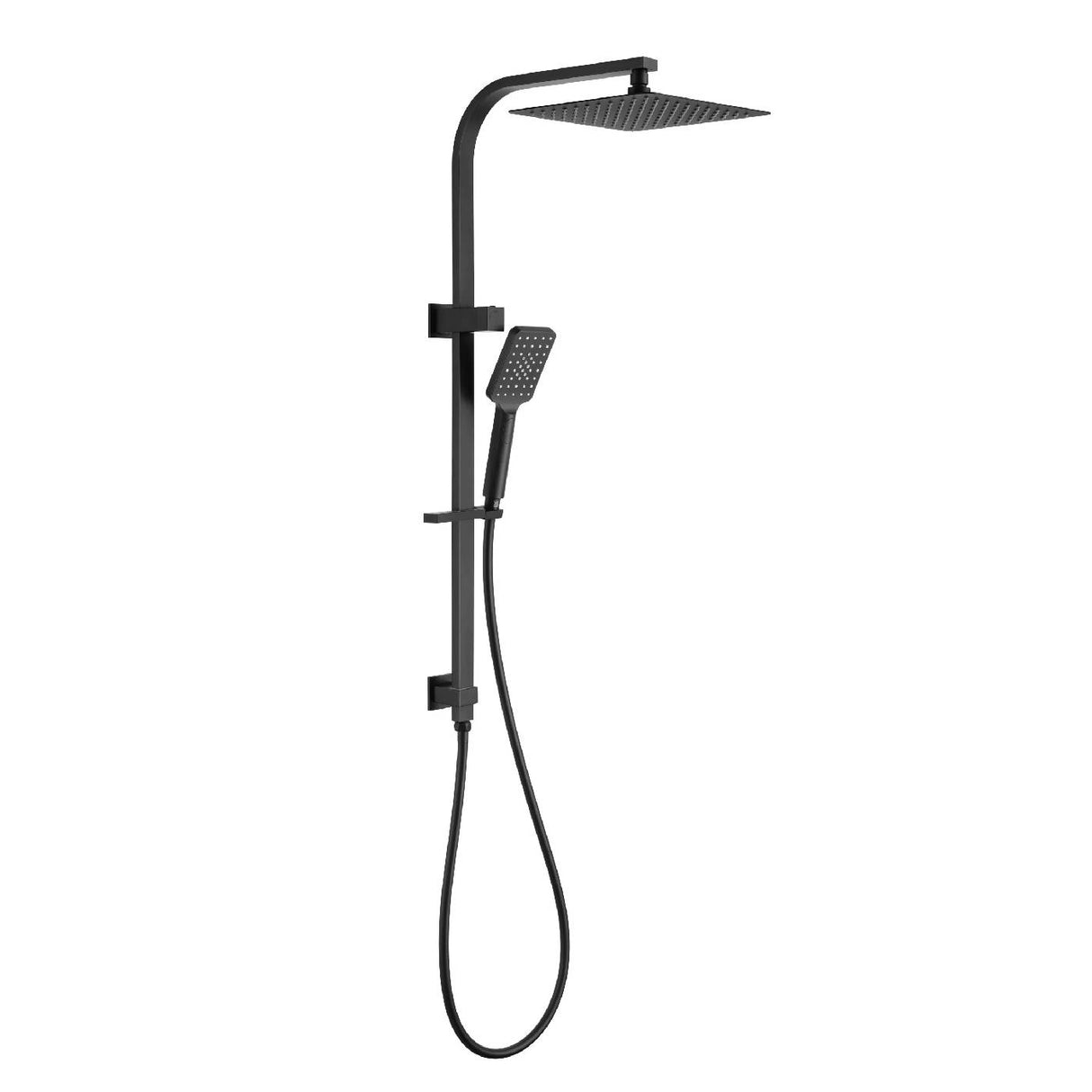 Cresta Dual Shower Rail (Black)- Clearance