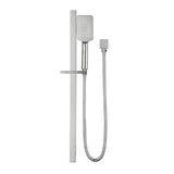 Cresta Single Shower Rail (485mm) (Brushed Nickel)- Clearance