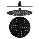 Mica Shower Head (200mm) (Black)- Clearance