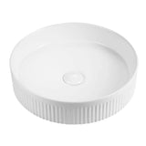 Aimee Basin 410 x 100mm (Matte White)