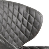 Calibre COC6194-LF Office Chair - Charcoal with White Base