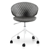 Calibre COC6194-LF Office Chair - Charcoal with White Base