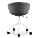 Calibre COC6194-LF Office Chair - Charcoal with White Base