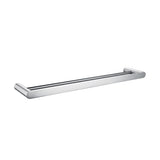 Bellino Solid Brass Double Towel Rail 600mm - Chrome
