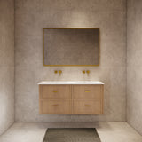 Riva Banff Wall Hung Vanity Coastal Oak (All Sizes)