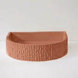 Sticks & Stone Concrete Rugged Half Moon Basin