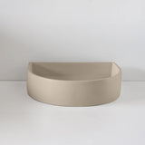 Sticks & Stone Concrete Polished Half Moon Basin