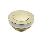 bathtub waste brushed gold