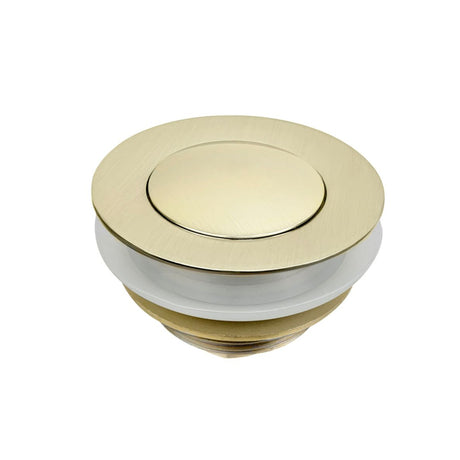 bathtub waste brushed gold