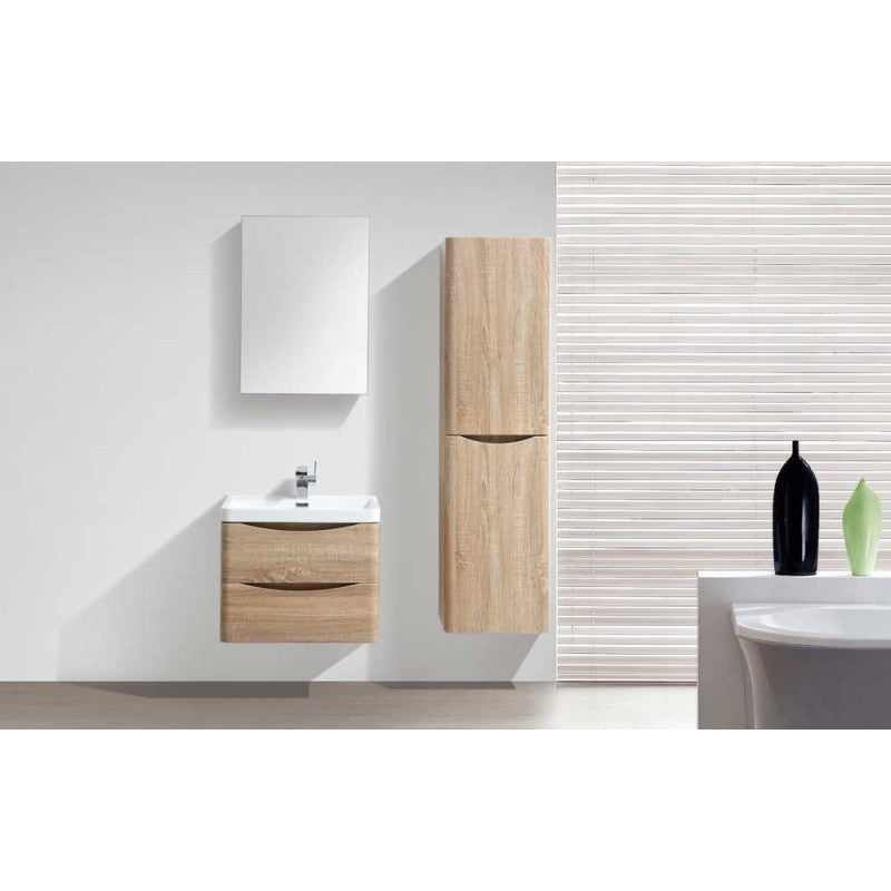 ANCONA Tall Boy White Oak - Clearance