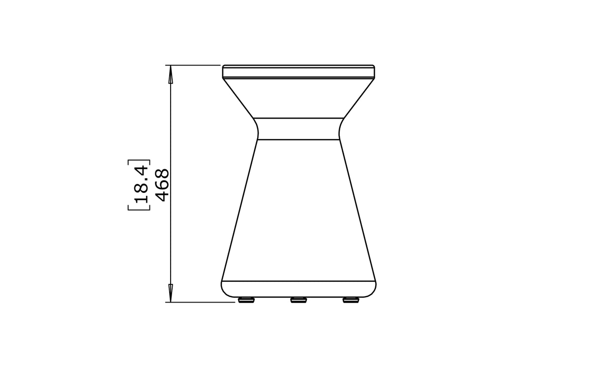 EcoSmart SOLO Concrete Stool