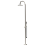 Mica gooseneck freestanding outdoor shower