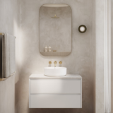 LEONA Wall Hung Vanity Gloss White (All Sizes)