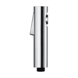 Round ABS Toilet Bidet Spray Kit With Stainless Steel Hose - Chrome