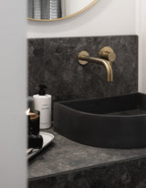 Sticks & Stone Concrete Polished Half Moon Basin