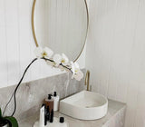 Sticks & Stone Concrete Polished Half Moon Basin