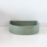 Sticks & Stone Concrete Polished Half Moon Basin