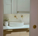 Sticks & Stone Concrete Polished Half Moon Basin